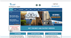Desktop Screenshot of a24garagedoorsandgatesrepair.com